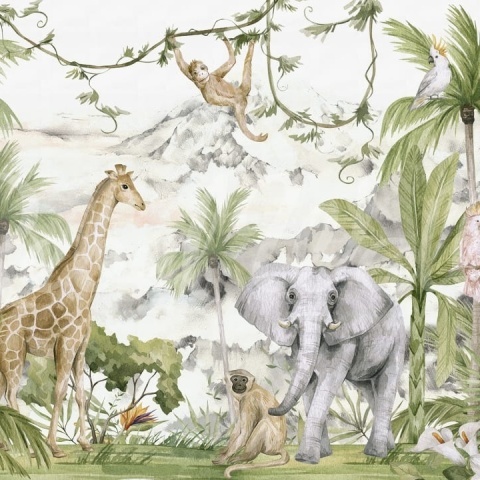 Fototapet, Jungle Friends, Rebel Walls - Img 2