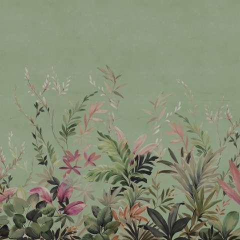 Fototapet, Jungle Meadow, Green, Rebel Walls - Img 2