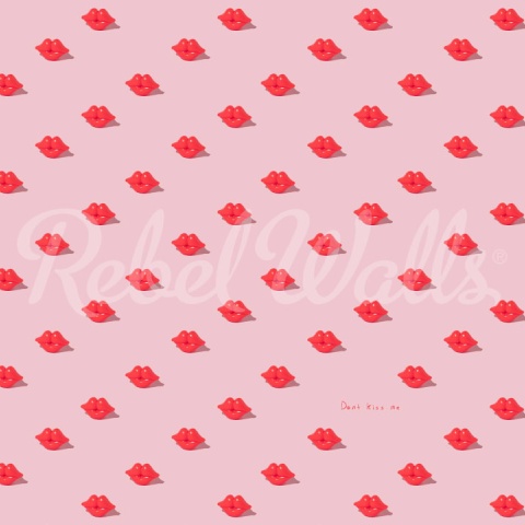 Fototapet, Kissing Booth, Pink, Rebel Walls - Img 2