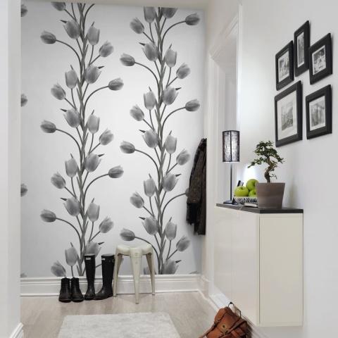 Fototapet, La Vie En Tulipe, White, Rebel Walls - Img 6