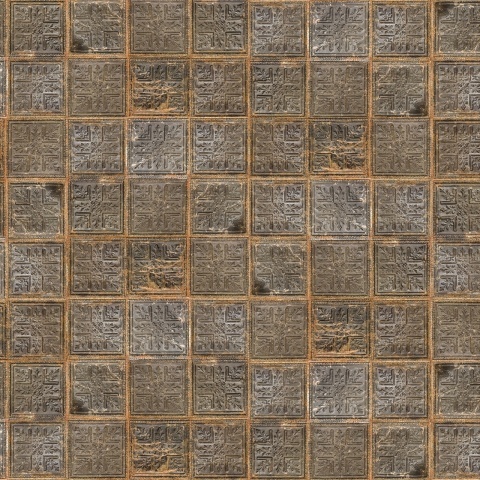 Fototapet lavabil, Brown Plates 9507W - Img 4