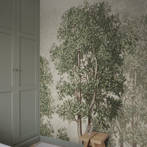 Fototapet lavabil, Charles Mural, Green, Sandberg - Img 3