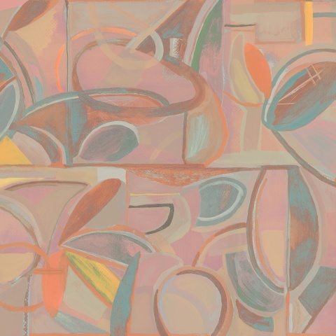 Fototapet lavabil Giant Abstract, Pink, TresTintas - Img 2
