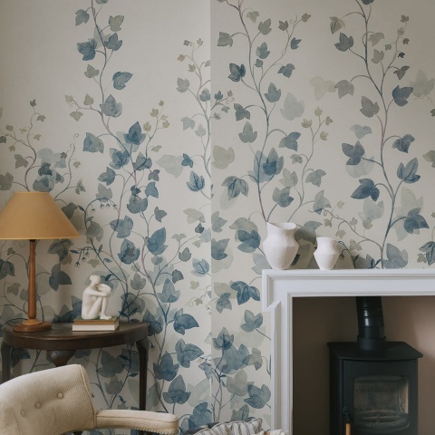 Fototapet lavabil, Ivy, Blue, Sandberg - Img 3