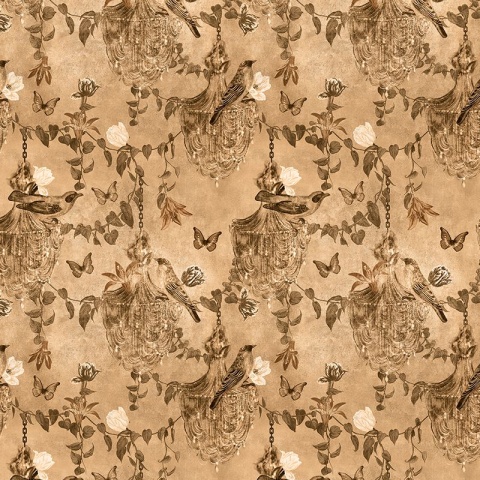 Fototapet Majestic Memoir in powder cream, VLAdiLA - Img 2