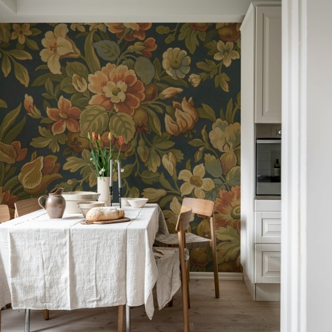 Fototapet, Majestic Vintage Garden, Ivory, Rebel Walls