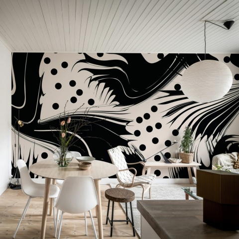 Fototapet, Modern Graphic, Graphite, Rebel Walls - Img 4