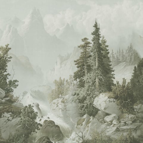 Fototapet, Mountain Horizon, Green, Rebel Walls - Img 5