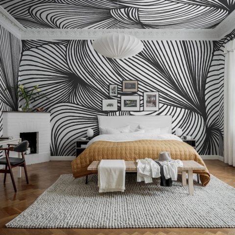 Fototapet, Opulence Lines, Graphite, Rebel Walls - Img 4