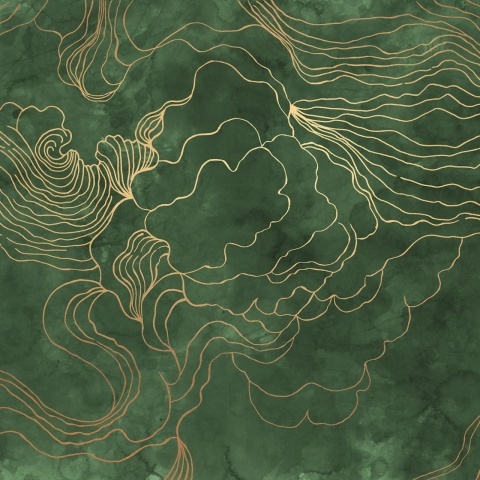 Fototapet, Opulence Storm, Green, Rebel Walls - Img 2