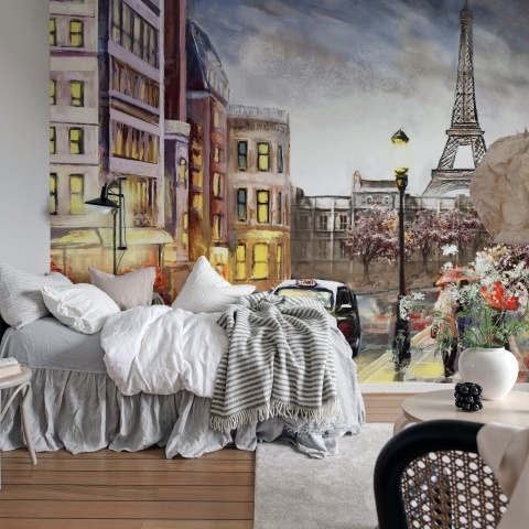 Fototapet, Painting Paris, Rebel Walls - Img 3