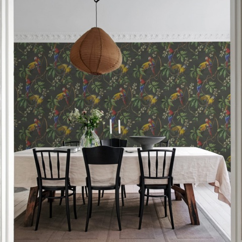 Fototapet, Parrots, Green, Rebel Walls - Img 4