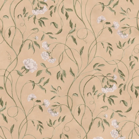 Fototapet, Peony Bloom, Peach, Rebel Walls - Img 2