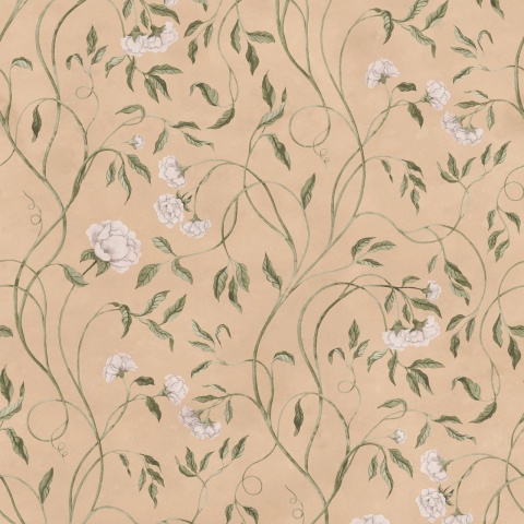 Fototapet, Peony Bloom, Peach, Rebel Walls - Img 2