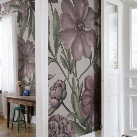 Fototapet, Peony Delight, Purple, Rebel Walls - Img 6