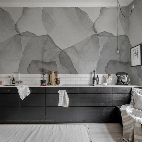 Fototapet, Petals, Graphite, Rebel Walls - Img 5