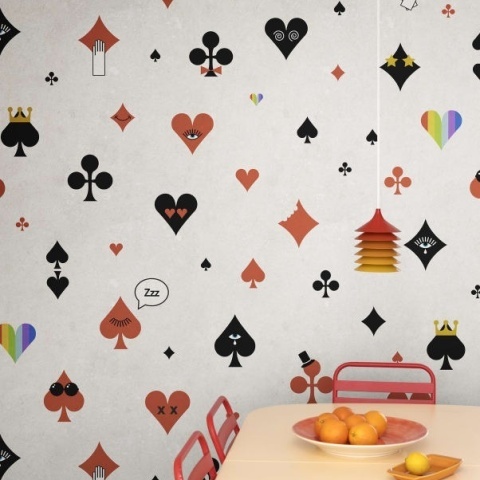 Fototapet, Poker Face, Red, Rebel Walls - Img 3