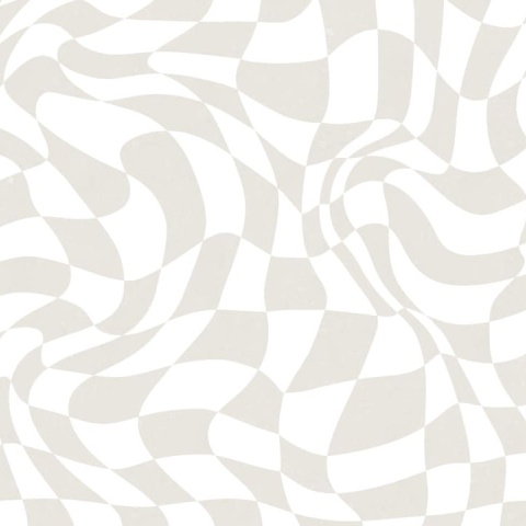 Fototapet, Psychedelic Chess, Beige, Rebel Walls - Img 2