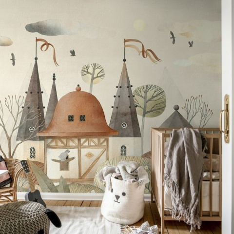 Fototapet, Rabbit Town, Autumn, Rebel Walls