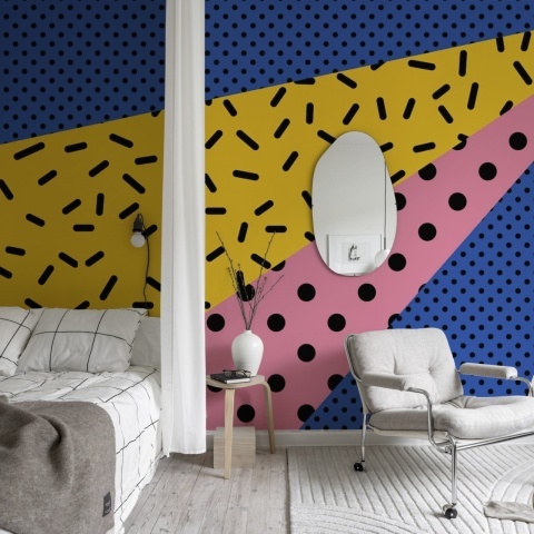 Fototapet, Rays of the 90s, Rebel Walls