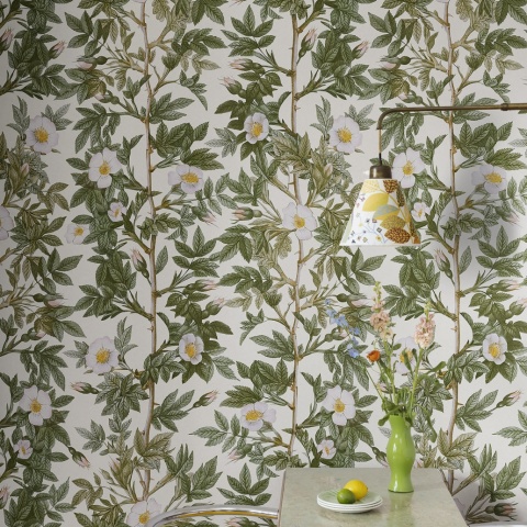 Fototapet, Rose Hip, Green, Rebel Walls - Img 6