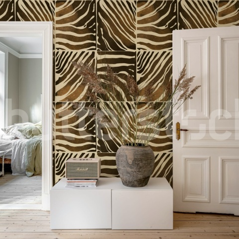 Fototapet, Savanna Stripe, Brown, Rebel Walls - Img 3