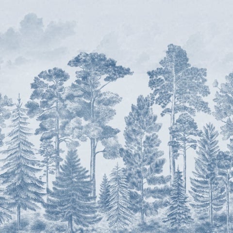 Fototapet, Scandinavian Bellewood, Vintage Blue, Rebel Walls - Img 5