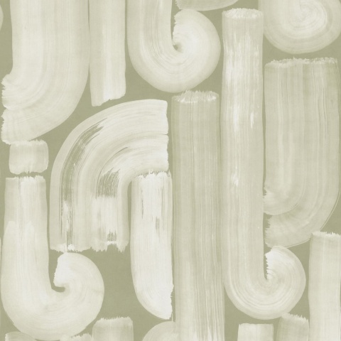 Fototapet, Smooth Brush, Green, Rebel Walls - Img 2