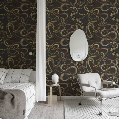 Fototapet, Snakey, Black, Rebel Walls - Img 3