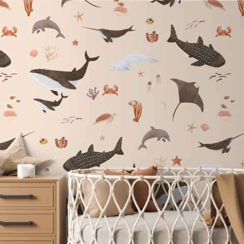 Fototapet Splendid Sea - Beige, Kikki Belle - Img 5