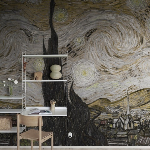 Fototapet, Starry Night, Brown, Rebel Walls - Img 3
