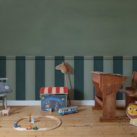 Fototapet, Striped Panel, Green, Rebel Walls