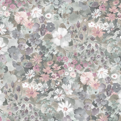 Fototapet, Summer Field, Dusty Pink, Rebel Walls - Img 2