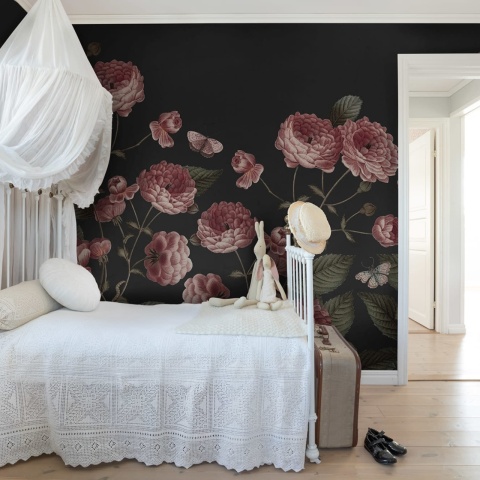 Fototapet, Sweet Buttercups, Midnight, Rebel Walls
