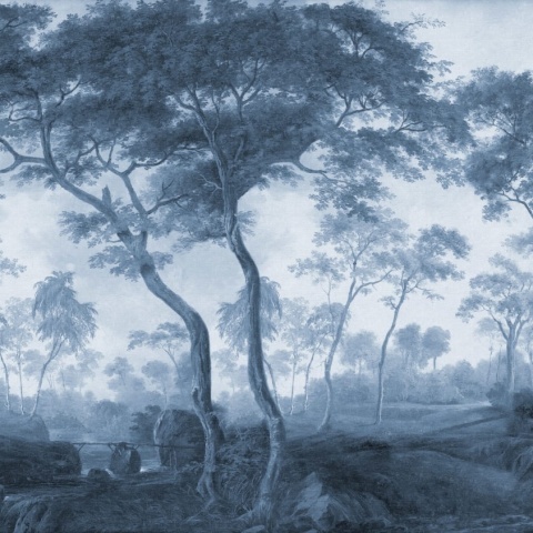 Fototapet, The Green Forest, Vintage Blue, Rebel Walls - Img 2