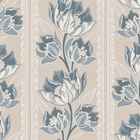 Fototapet, Tulip Stripes, Blue, Rebel Walls - Img 2