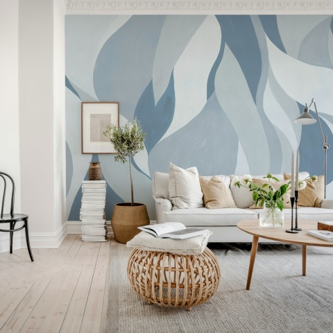 Fototapet, Velvet Flames, Blue, Rebel Walls - Img 3