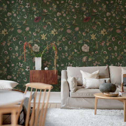 Fototapet, Verdant Bloom, Green, Rebel Walls