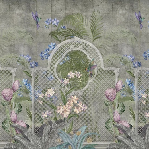 Fototapet Verdant mosaic (nature), VLAdiLA - Img 3