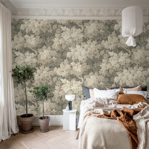 Fototapet, Vintage Foliage, Beige, Rebel Walls