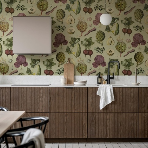 Fototapet, Vintage Greens, Beige, Rebel Walls