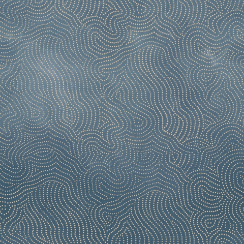 Fototapet, Wiggly Dots, Blue, Rebel Walls - Img 2