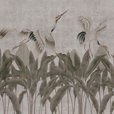 Fototapet Wild Cranes, VLAdiLA - Img 2