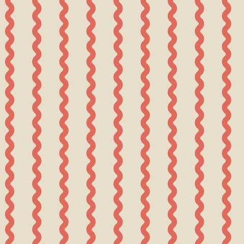 Fototapet, Wobbly Stripe, Red, Rebel Walls - Img 2