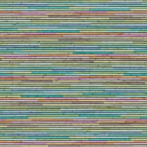 Fototapet, Wooden Slats, Colourful, Rebel Walls - Img 2