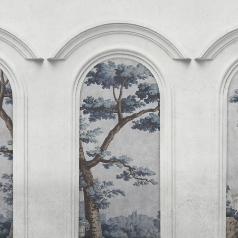 Fototapet, Woodland Arches, Blue, Rebel Walls - Img 2