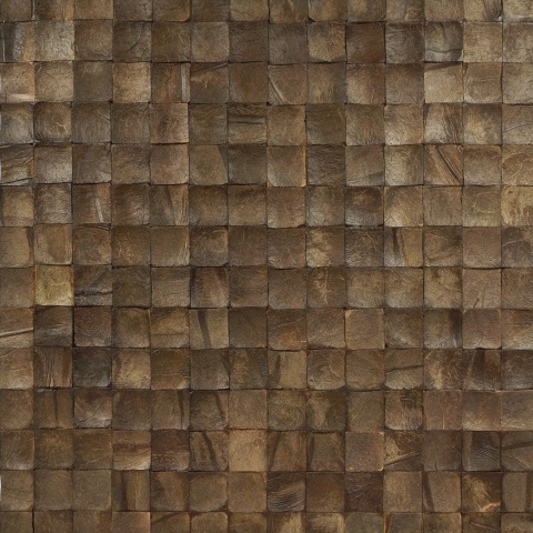 Panou decorativ 3D, Coconut, Bagonjong Espresso, 6 placi 42x42cm, 1.05 mp - Img 3