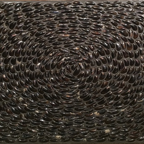 Panou decorativ 3D, Scoici, Dutch Dyke Black, 100x100 cm - Img 5