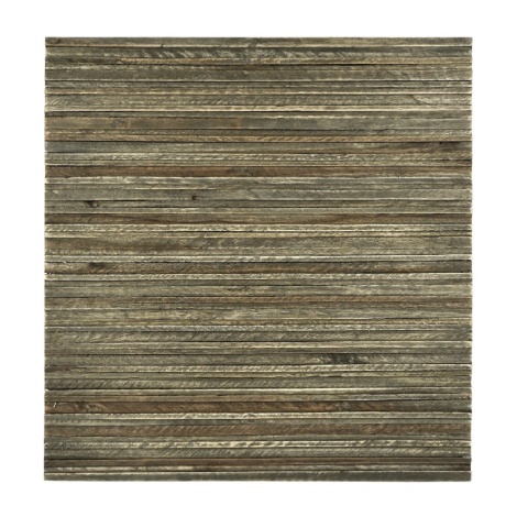 Panou decorativ 3D, Tec, Nipa Hut Grey Seal, 6 placi 42x42cm, 1.05 mp - Img 3