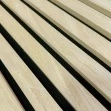 Profil dreapta pentru riflaj decorativ MDF, Light Oak, fonoabsorbant, 2.7x2.1x270 cm - Img 3